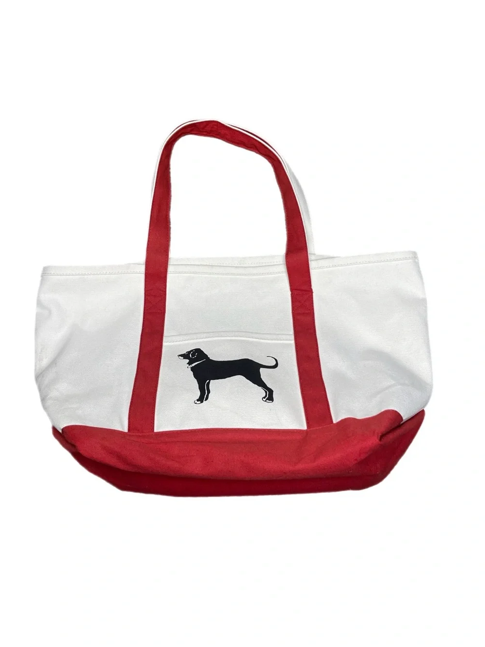 The Black Dog Canvas Tote Bag